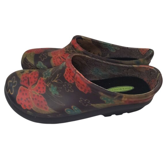 Sloggers Women Waterproof Rubber Clogs 7 Garden Slip On Rain Forest Fairy Grunge - Picture 6 of 15